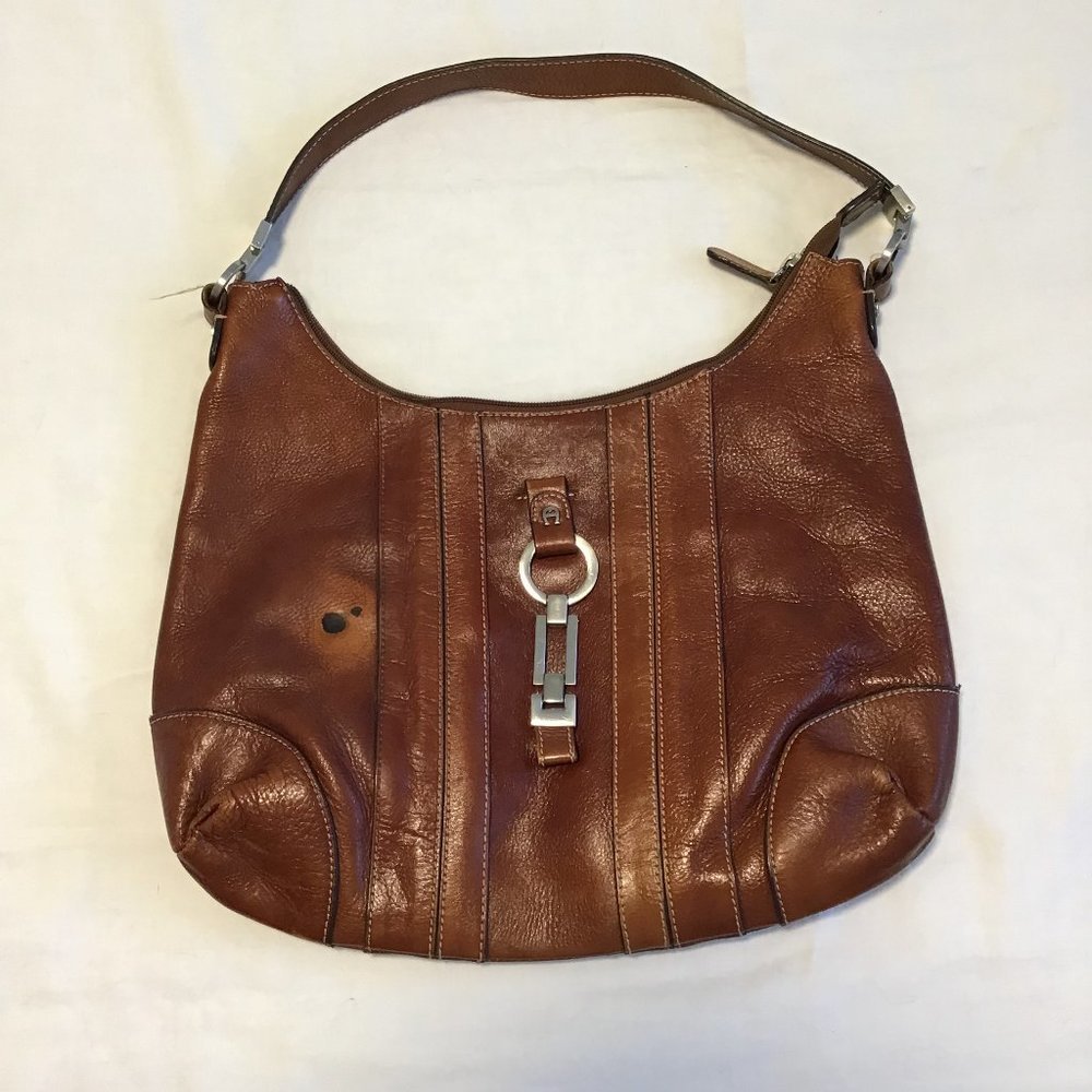 VINTAGE Etienne Aigner Leather Hobo Bag